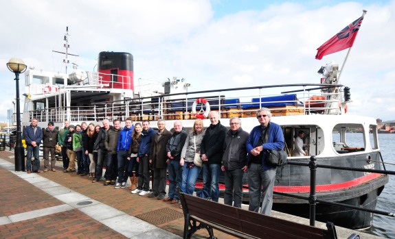 AGA Staff on the Manchester Ship Canal